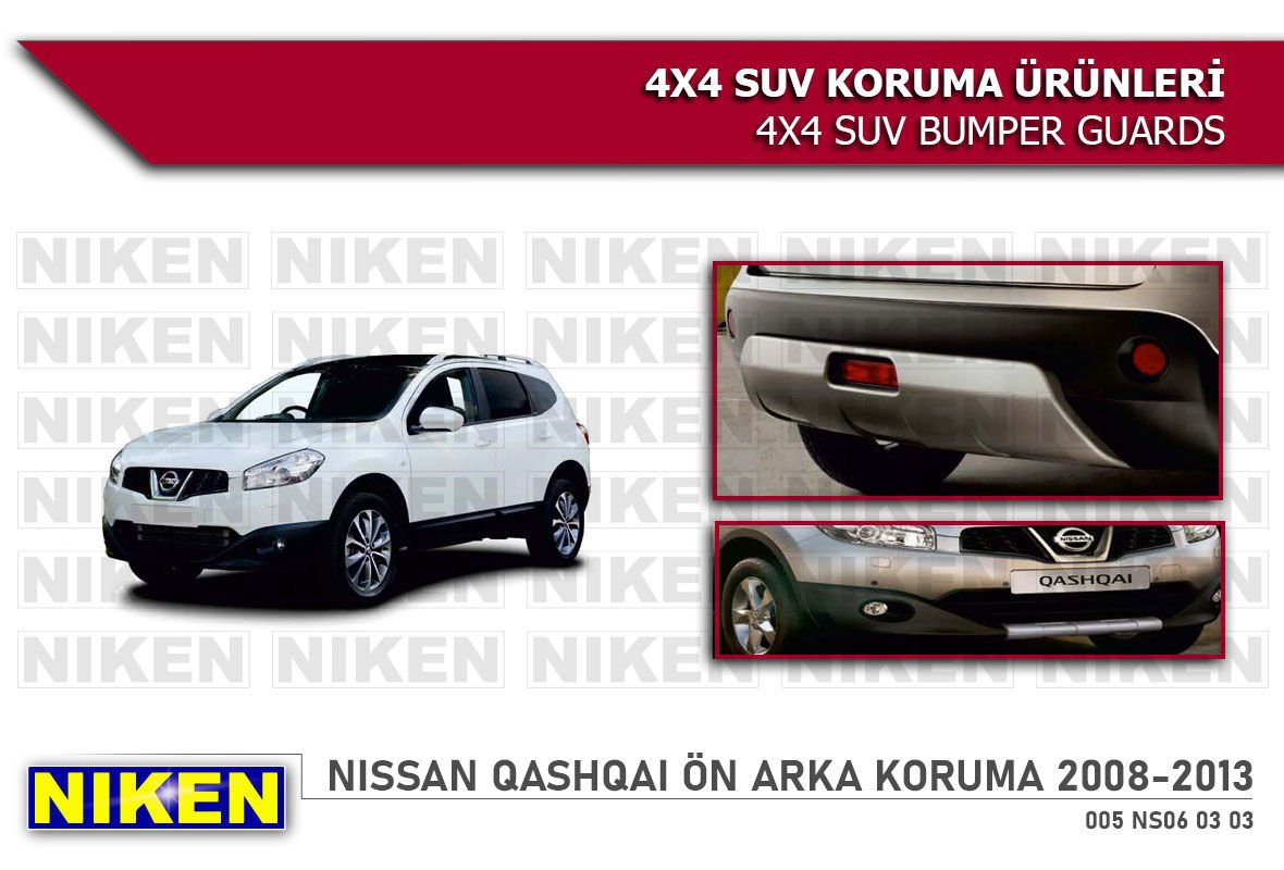 NISSAN QASHQAI 2008-2013 ÖN ARKA KORUMA