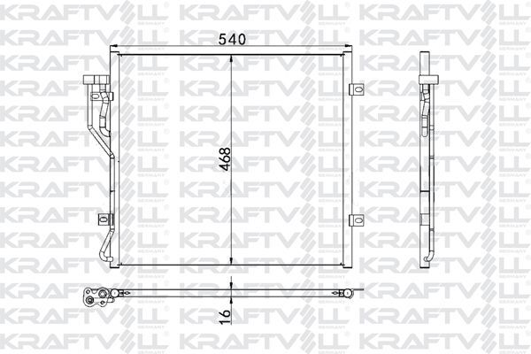 FIAT 97-00 RADYATOR 05143010AB / EUROREPAR