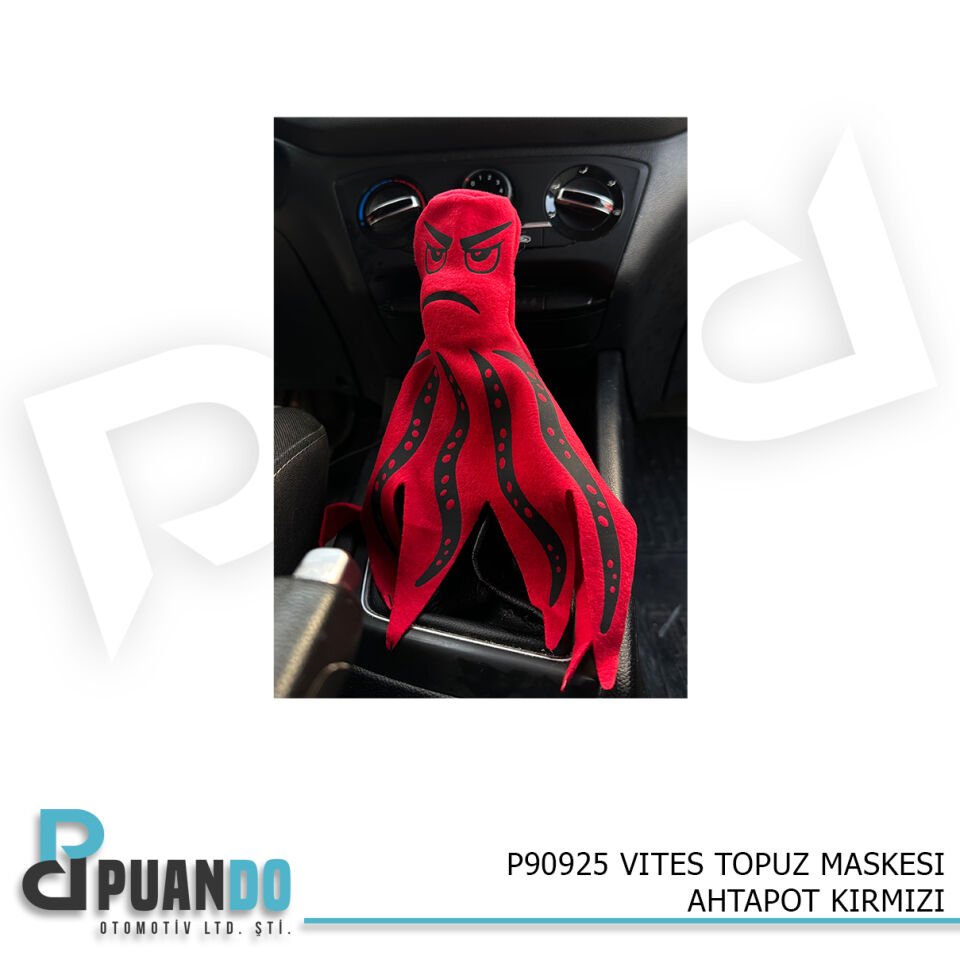 VITES TOPUZ MASKESI AHTAPOT KIRMIZI CIRKIN