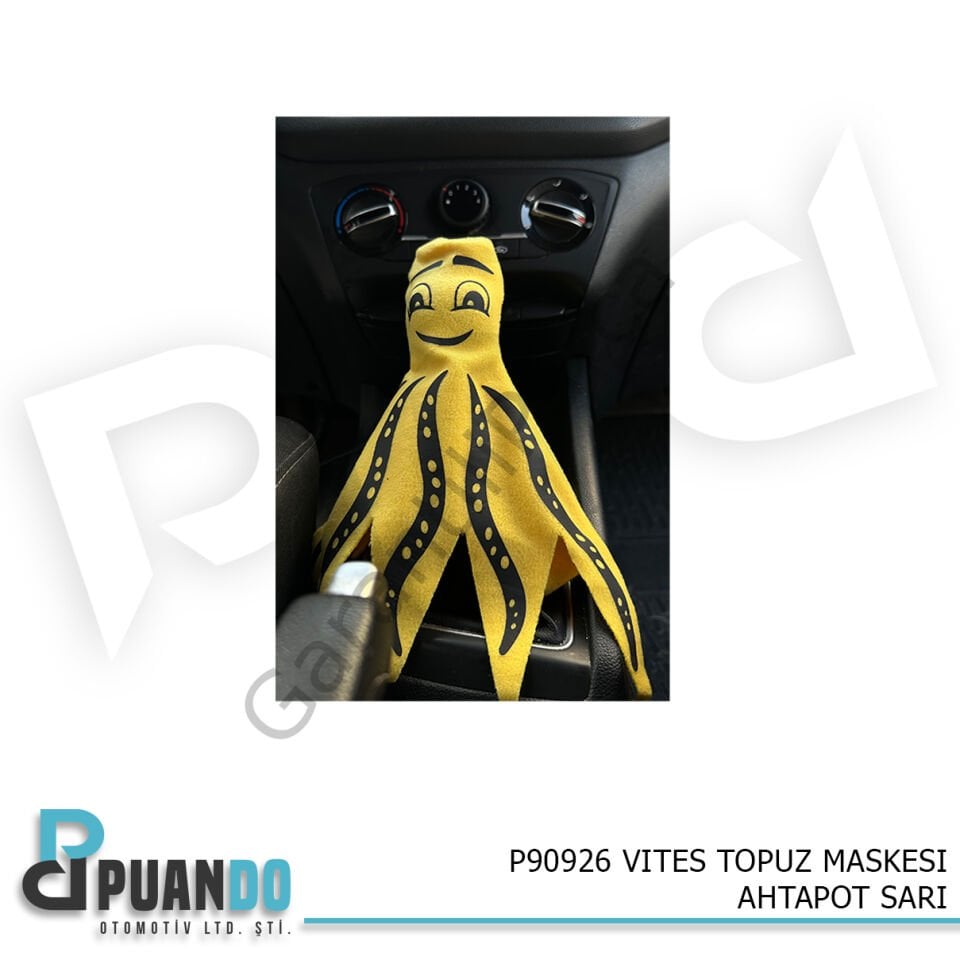 VITES TOPUZ MASKESI AHTAPOT SARI GULEN
