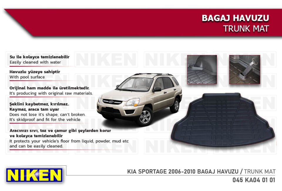 KIA SPORTAGE 2006-2010 BAGAJ HAVUZU