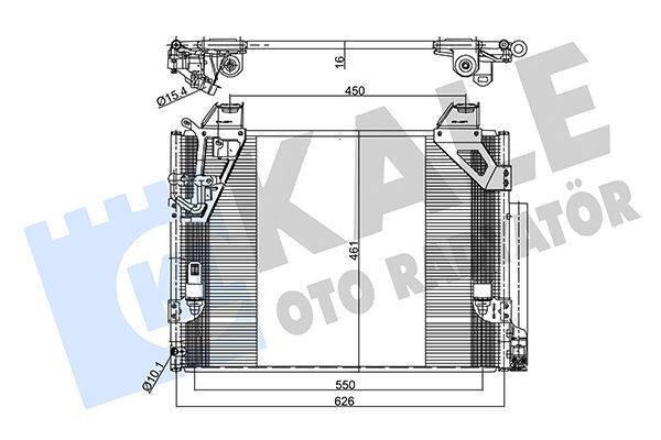 TOYOTA HILUX (KUN15, KUN25, KUN35) 09-15 KLIMA RADYATÖRÜ 88460-0K050 KALE