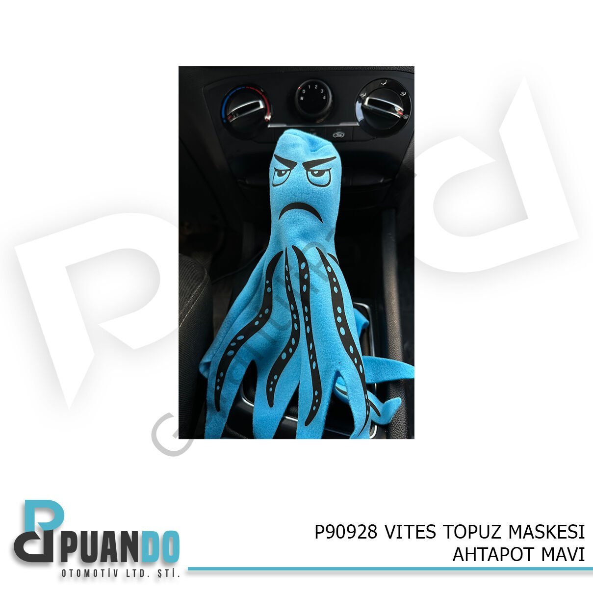 VITES TOPUZ MASKESI AHTAPOT MAVI CIRKIN