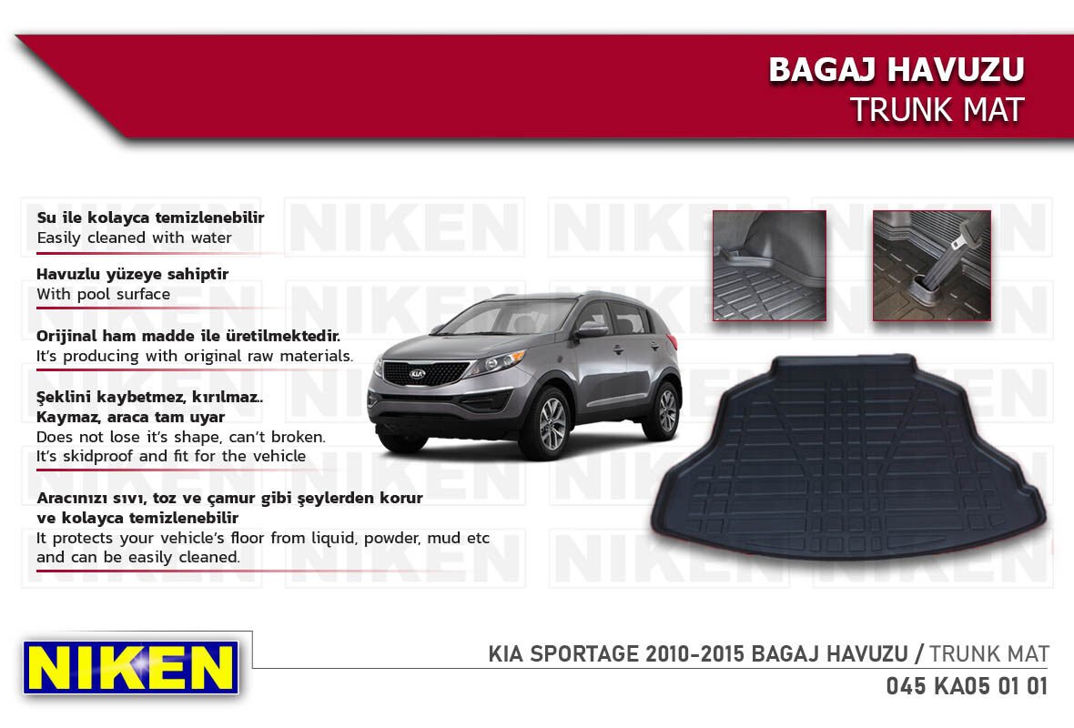 KIA SPORTAGE 2010-2015 BAGAJ HAVUZU