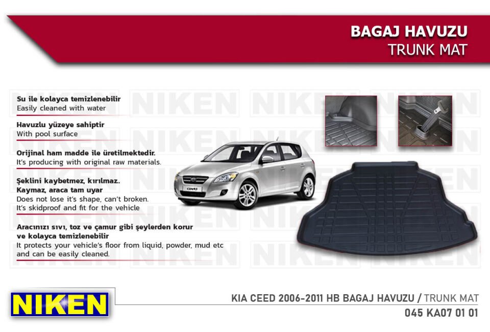 KIA CEED 2006-2011 HB BAGAJ HAVUZU