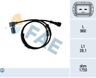 VOLVO S40 I 95- ABS SENSÖRÜ ÖN 30854299 FAE