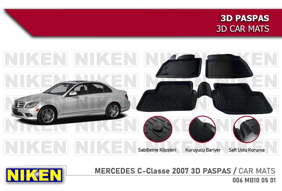 MERCEDES (W 117) CLA 2013-2018 3D PASPAS