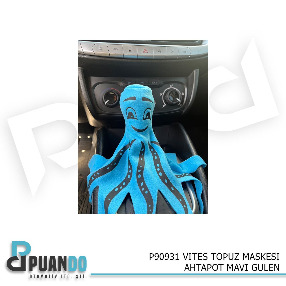 VITES TOPUZ MASKESI AHTAPOT MAVI GULEN