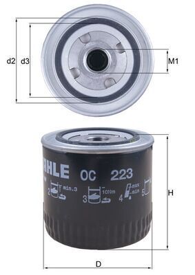 RENAULT CLIO II-III/KANGO/MEGAN I-II/LOGAN/R9/R19/VIVARO MOVANO 97- YAG FILTRESI 7700274177 MAHLE