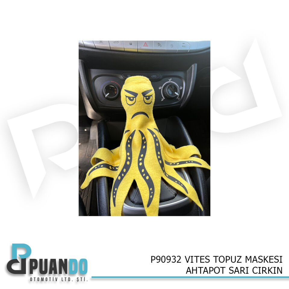 VITES TOPUZ MASKESI AHTAPOT SARI CIRKIN