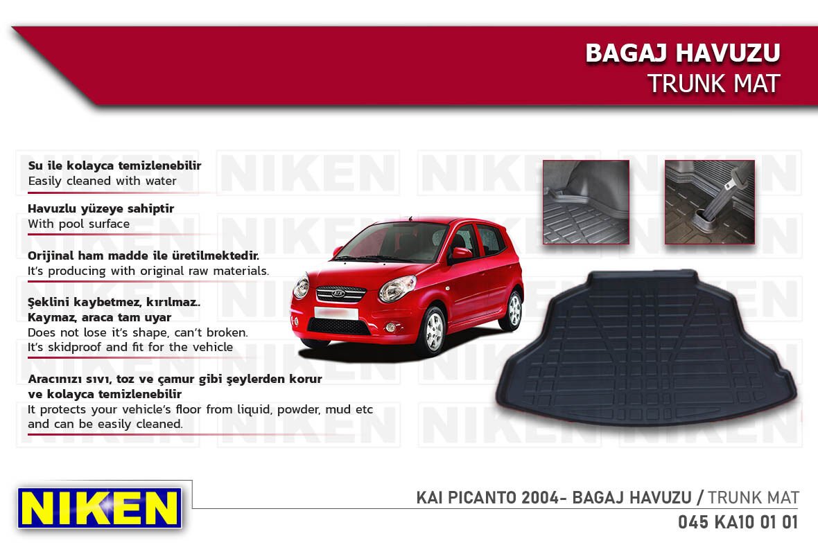 KAI PICANTO 2004- BAGAJ HAVUZU
