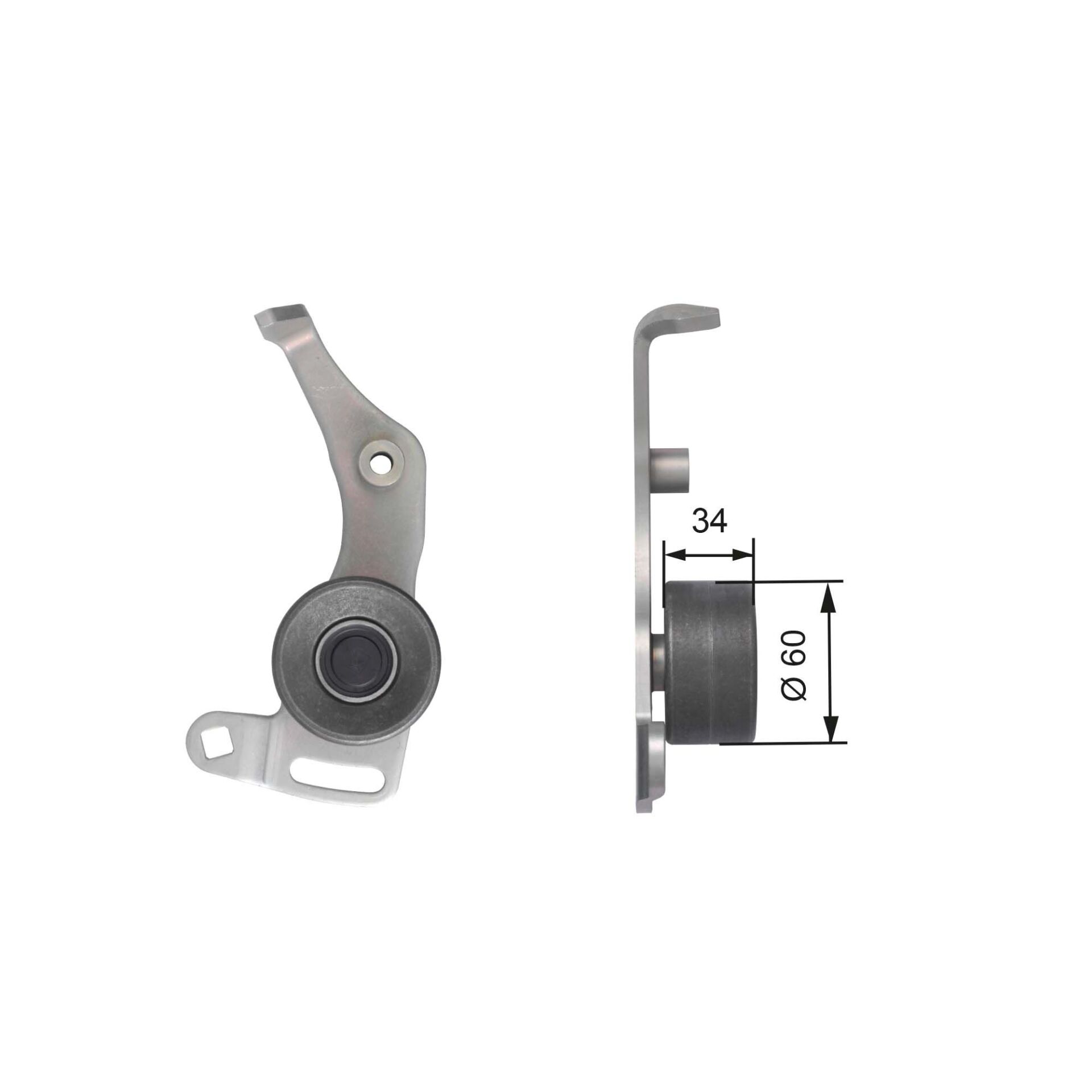 PEUGEOT PARTNER 96-99 EKSANTRIK GERGI RULMANI 0829.33 GATES