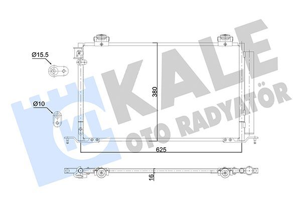 TOYOTA AVENSIS 03-08 KLIMA RADYATÖRÜ 88450-05120 KALE