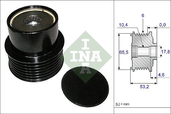 BMW FREELANDER 2 06-14 ALTERNATÖR RULMANI LR004305 INA