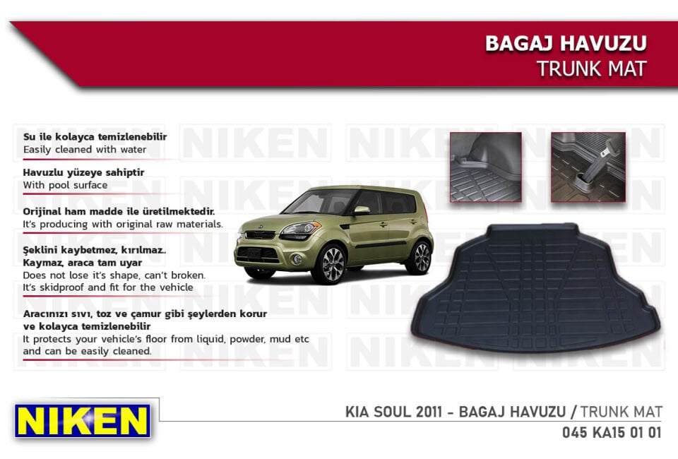KIA SOUL 2011 - BAGAJ HAVUZU