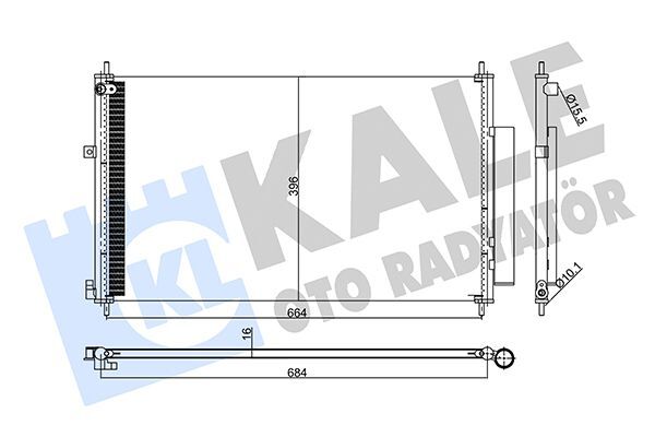 HONDA CRV (RE) 13-18 KLIMA RADYATÖRÜ 80110-T1G-G02 KALE