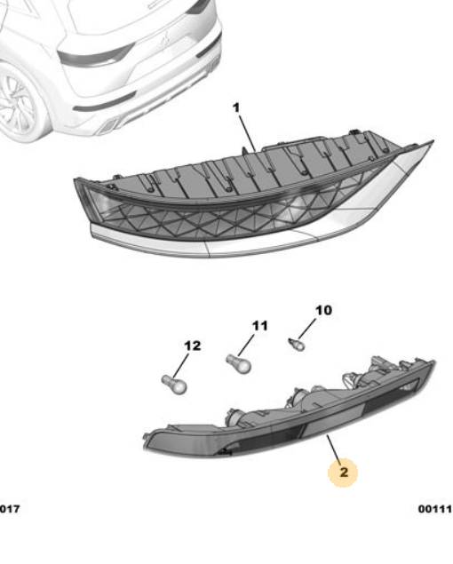 CITROEN DS7 19- SOL ALT STOP 9815722980 OE-PSA