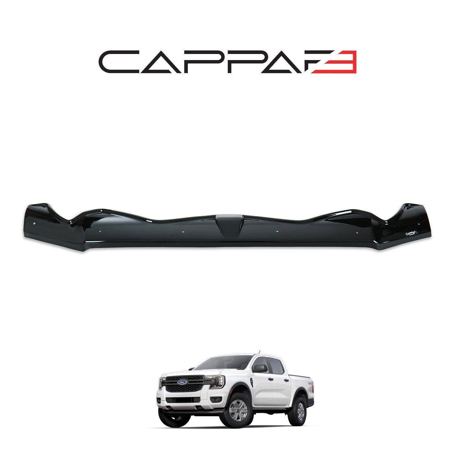 Ford Ranger 2023- Yılı ve Sonrası Uyumlu Yarasa Kaput Rüzgarlığı