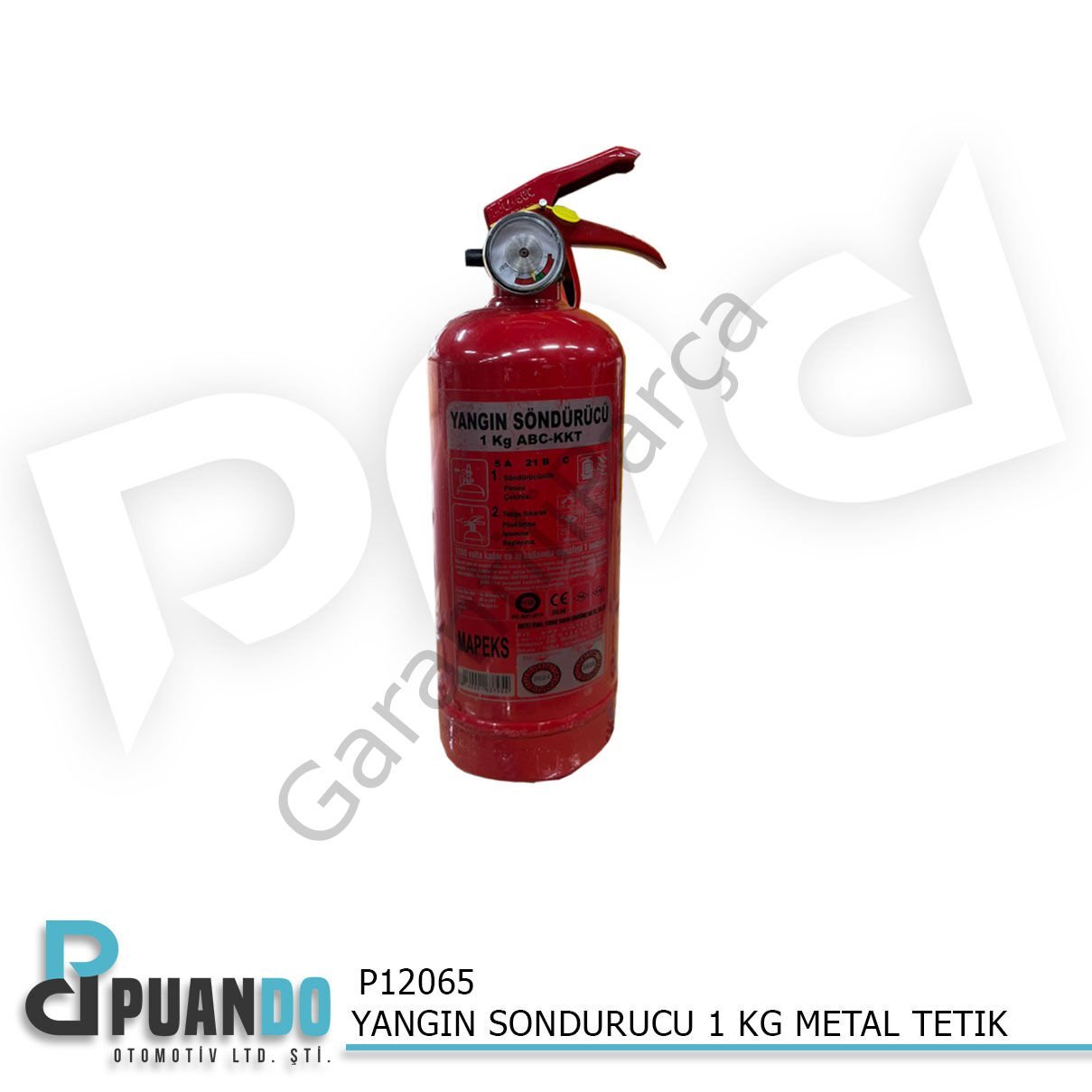 YANGIN SONDURUCU 1 KG METAL TETIK