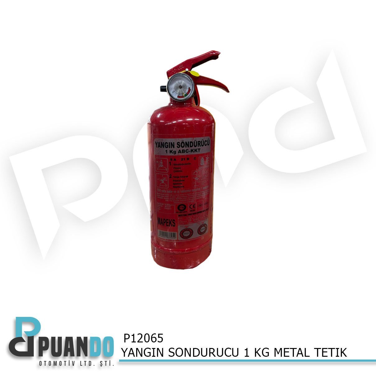 YANGIN SONDURUCU 1 KG METAL TETIK