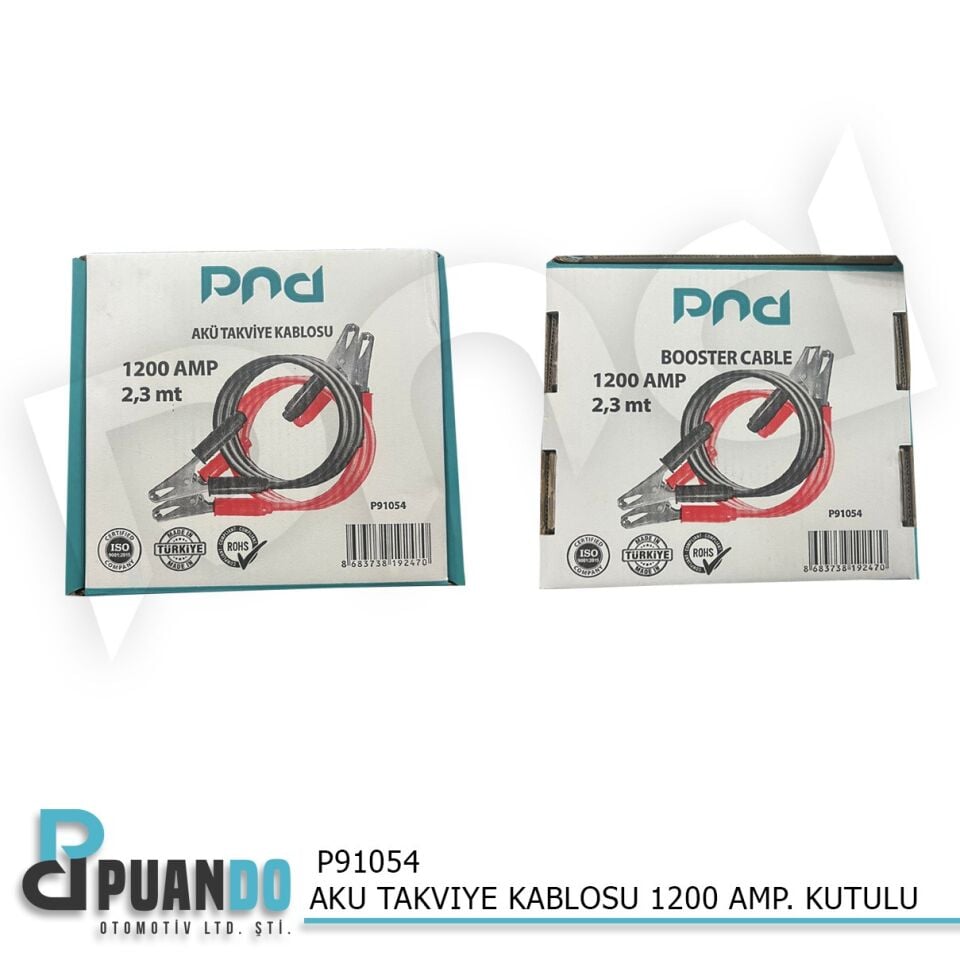 AKU TAKVIYE KABLOSU 1200 AMP. KUTULU