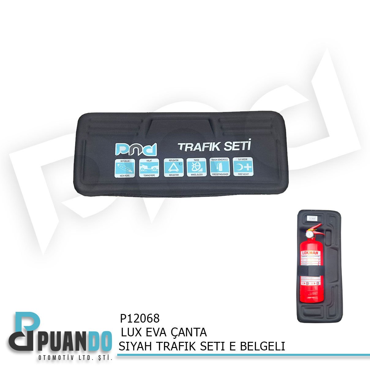 LUX EVA ÇANTA SIYAH TRAFIK SETI E BELGELI