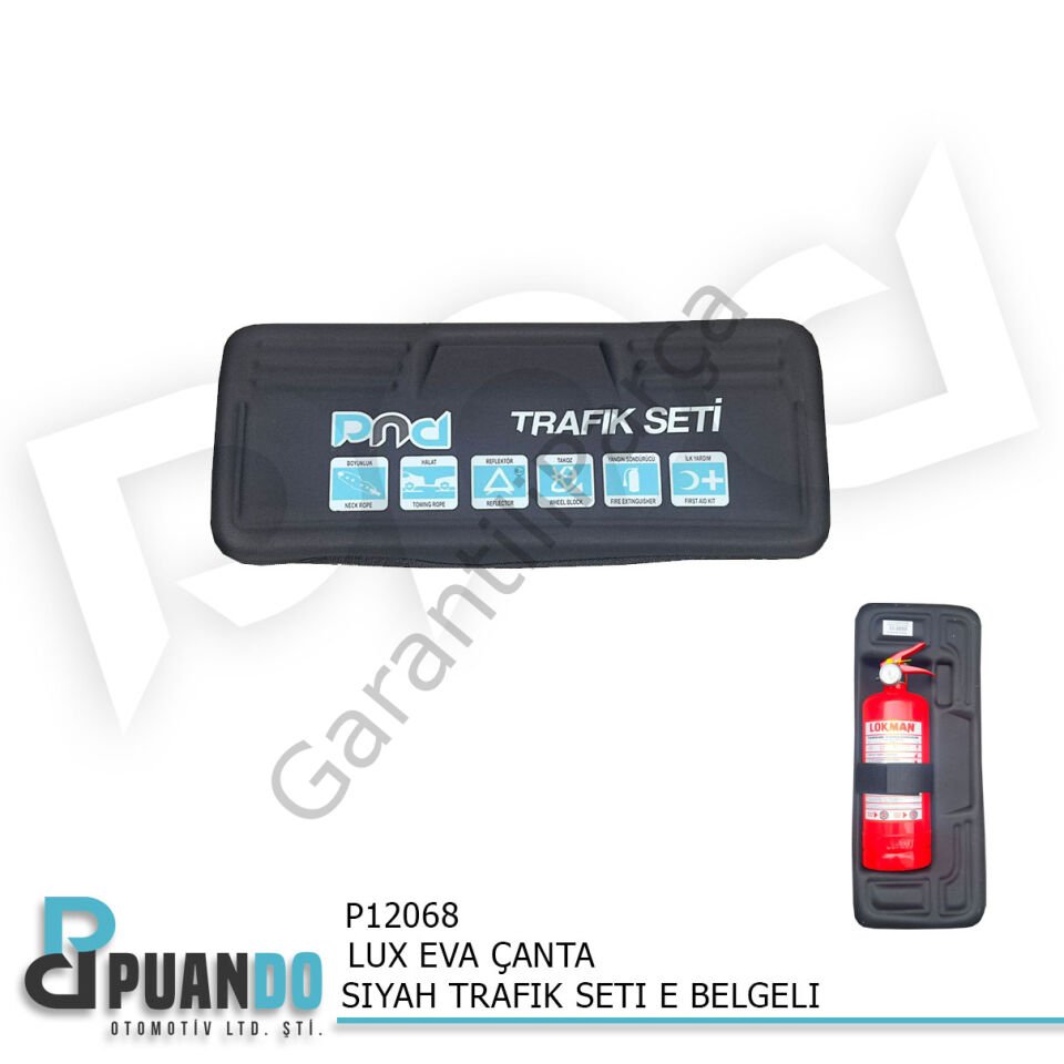 LUX EVA ÇANTA SIYAH TRAFIK SETI E BELGELI