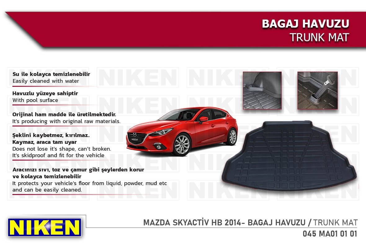 MAZDA SKYACTİV HB 2014- BAGAJ HAVUZU