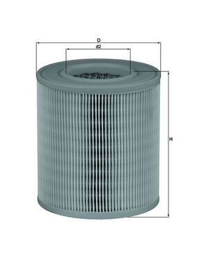 AUDI A4-A6 05-11 HAVA FILTRESI 4F0133843A MAHLE