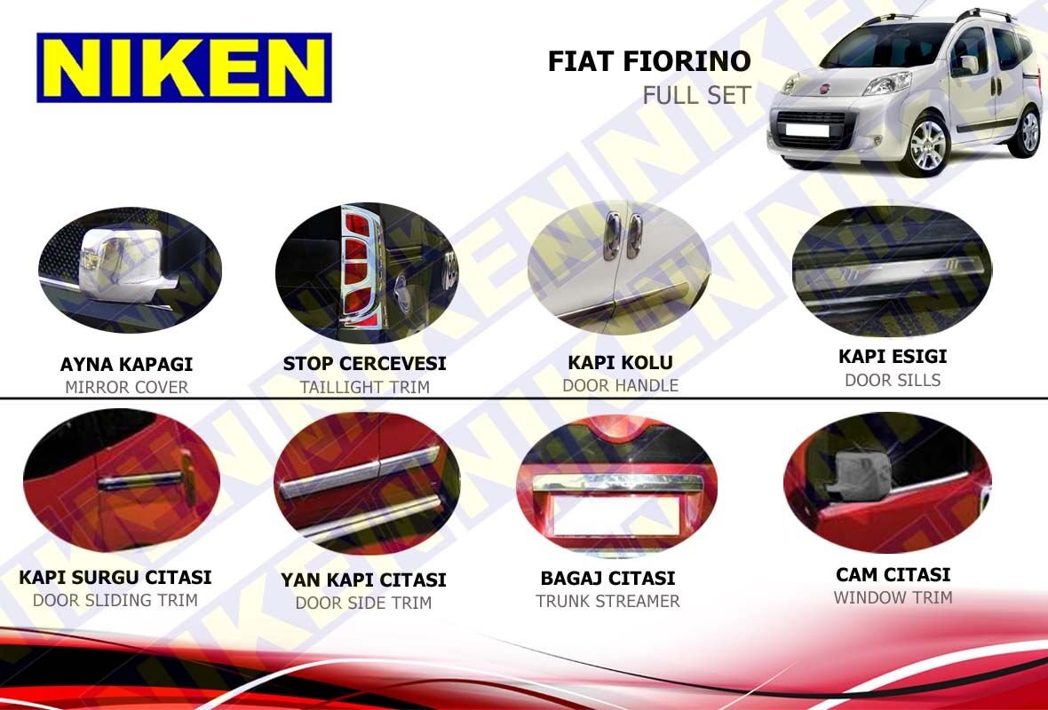 FIAT FIORINO FULL KROM SET (2008-)
