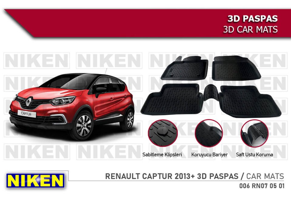 RENAULT CLIO 3 2006-2012 3D PASPAS