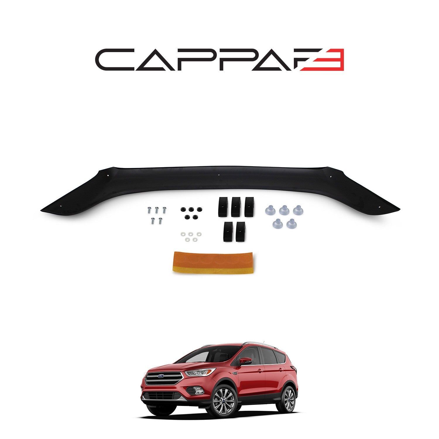 Ford Kuga 2016-2019 Yıl Aralığı Uyumlu Kaput Rüzgarlığı 4mm