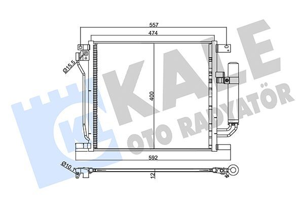 NISSAN JUKE (F15) 13-19 KLIMA RADYATÖRÜ 92100-BA61A KALE