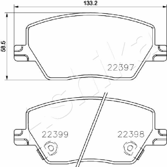 FIAT EGEA 15- FREN BALATASI ÖN 77367628 OPAR