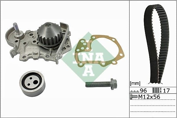 RENAULT CLIO II/KANGO/MEGAN/LOGAN/SANDERO/SOLENZA 96- TRIGER SETI+DEVIRDAIM 7701477024 INA