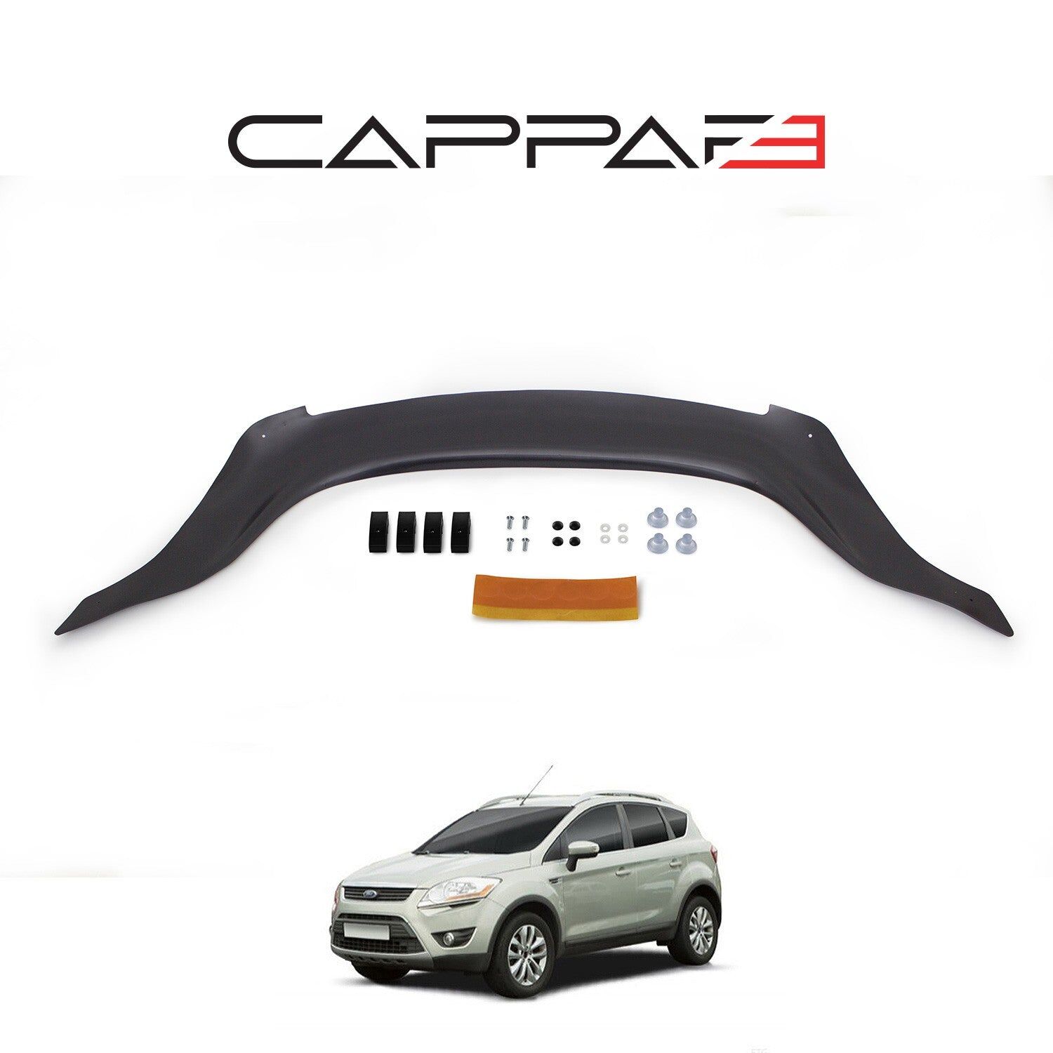 Ford Kuga 2008-2016 Yıl Aralığı Uyumlu Kaput Rüzgarlığı 3mm