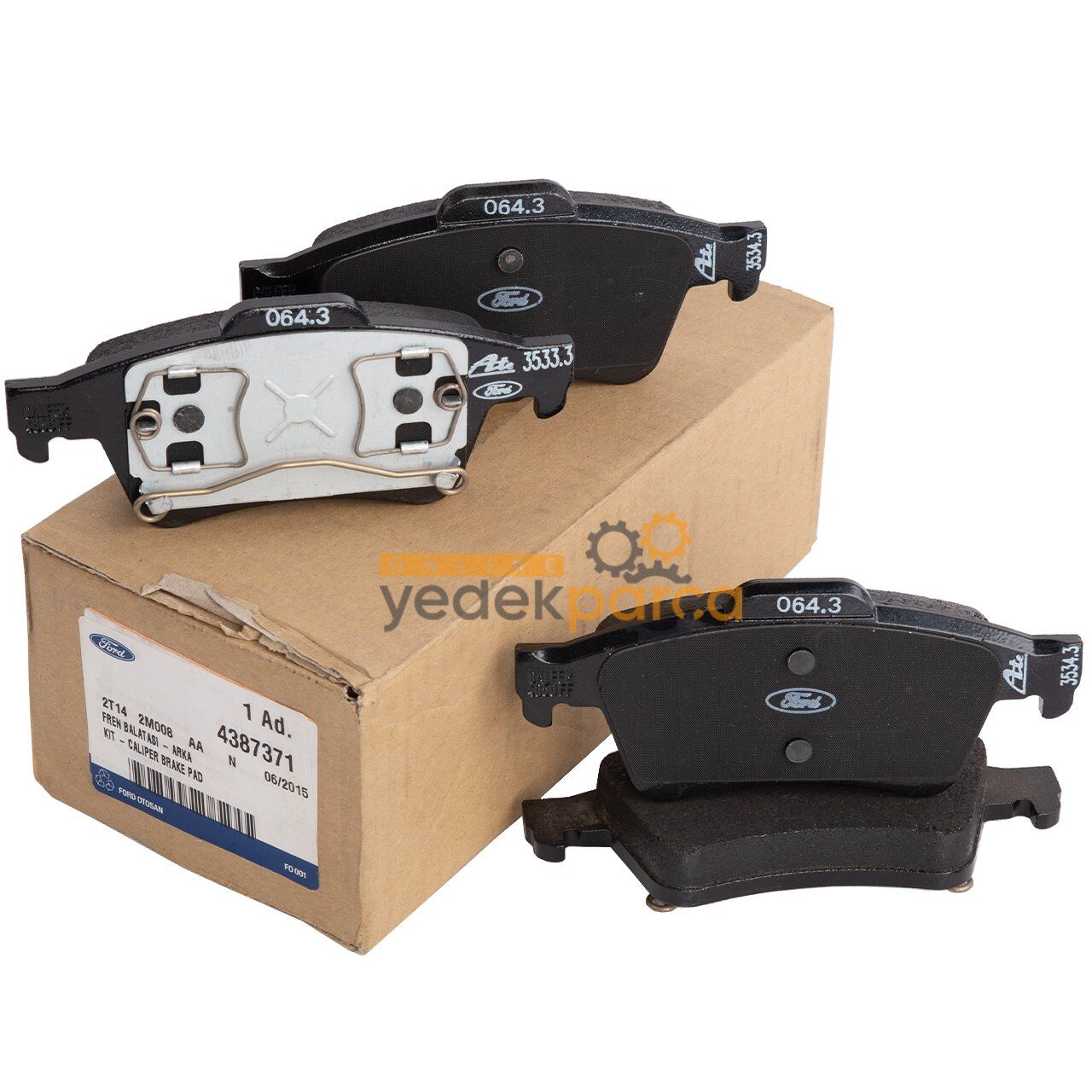 FORD CONNECT 02-13 FREN BALATASI ARKA 2T14 2M008 AA OE-FD