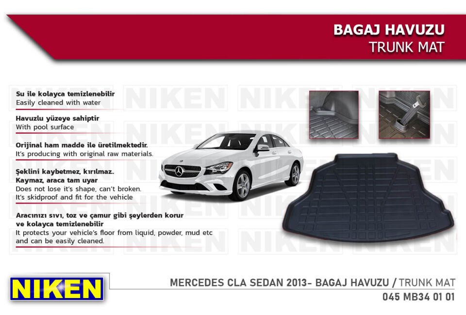 MERCEDES CLA SEDAN 2013- BAGAJ HAVUZU
