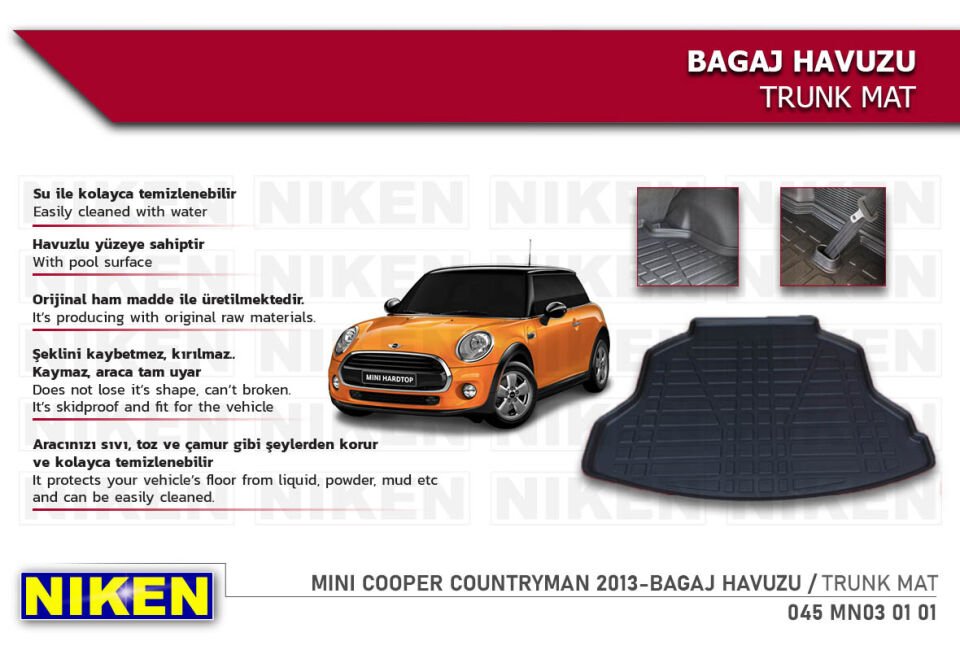 MINI COOPER COUNTRYMAN 2013-BAGAJ HAVUZU