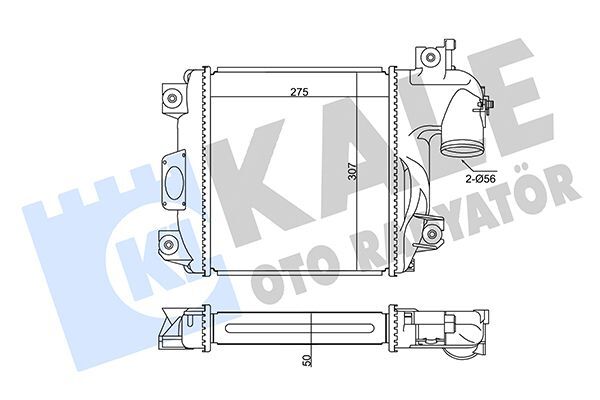 TOYOTA HILUX (KUN15, KUN25, KUN26) 06-11 TURBO RADYATÖRÜ 17940-0L060 KALE