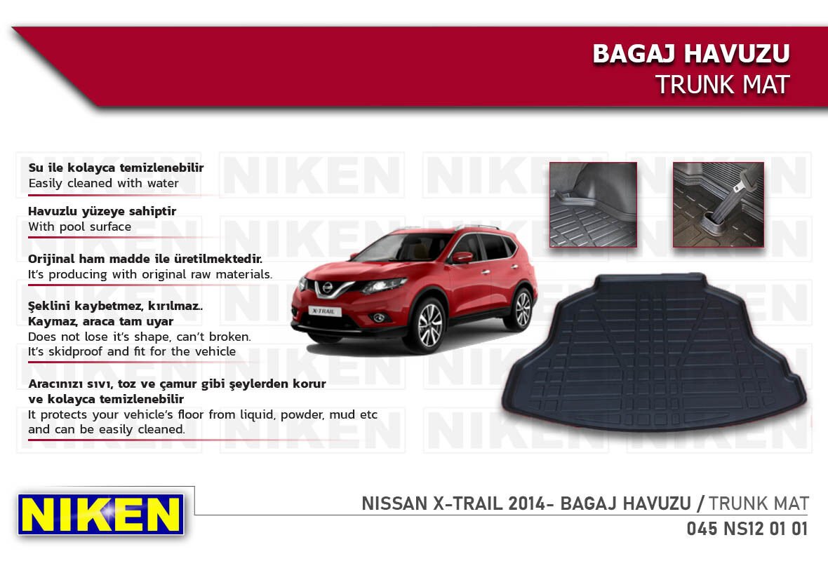 NISSAN X-TRAIL 2014-2016 BAGAJ HAVUZU
