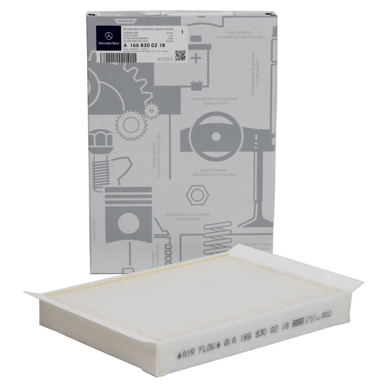 MERCEDES-BENZ W205-213-238-166-253-292 14- POLEN FILTRESI A1668300218 MANN