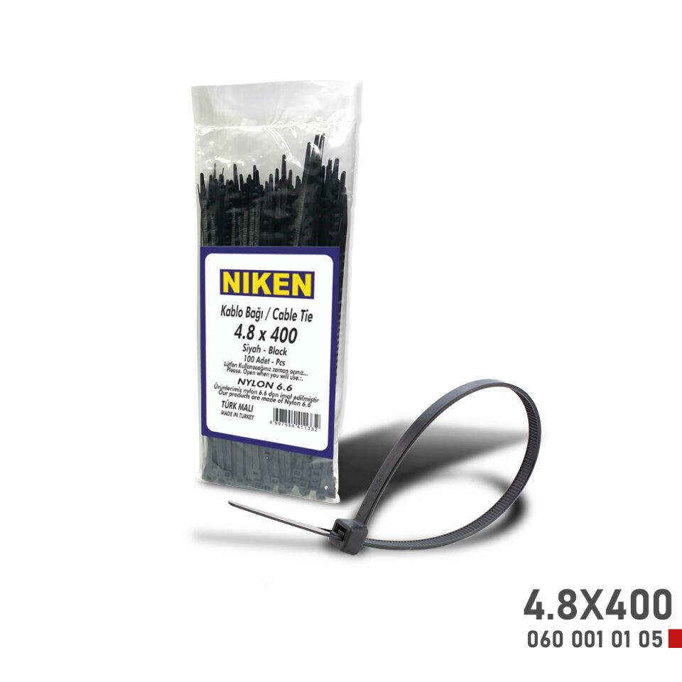 KABLO BAĞI SİYAH 4,8X400