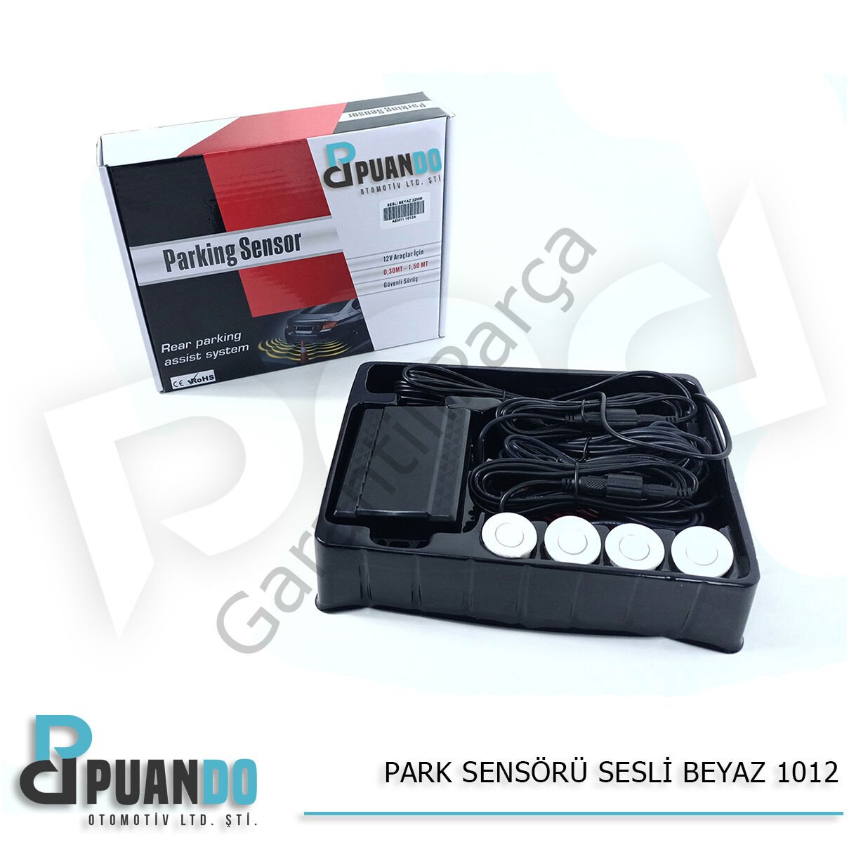 PARK SENSORU SESLI BEYAZ 1012