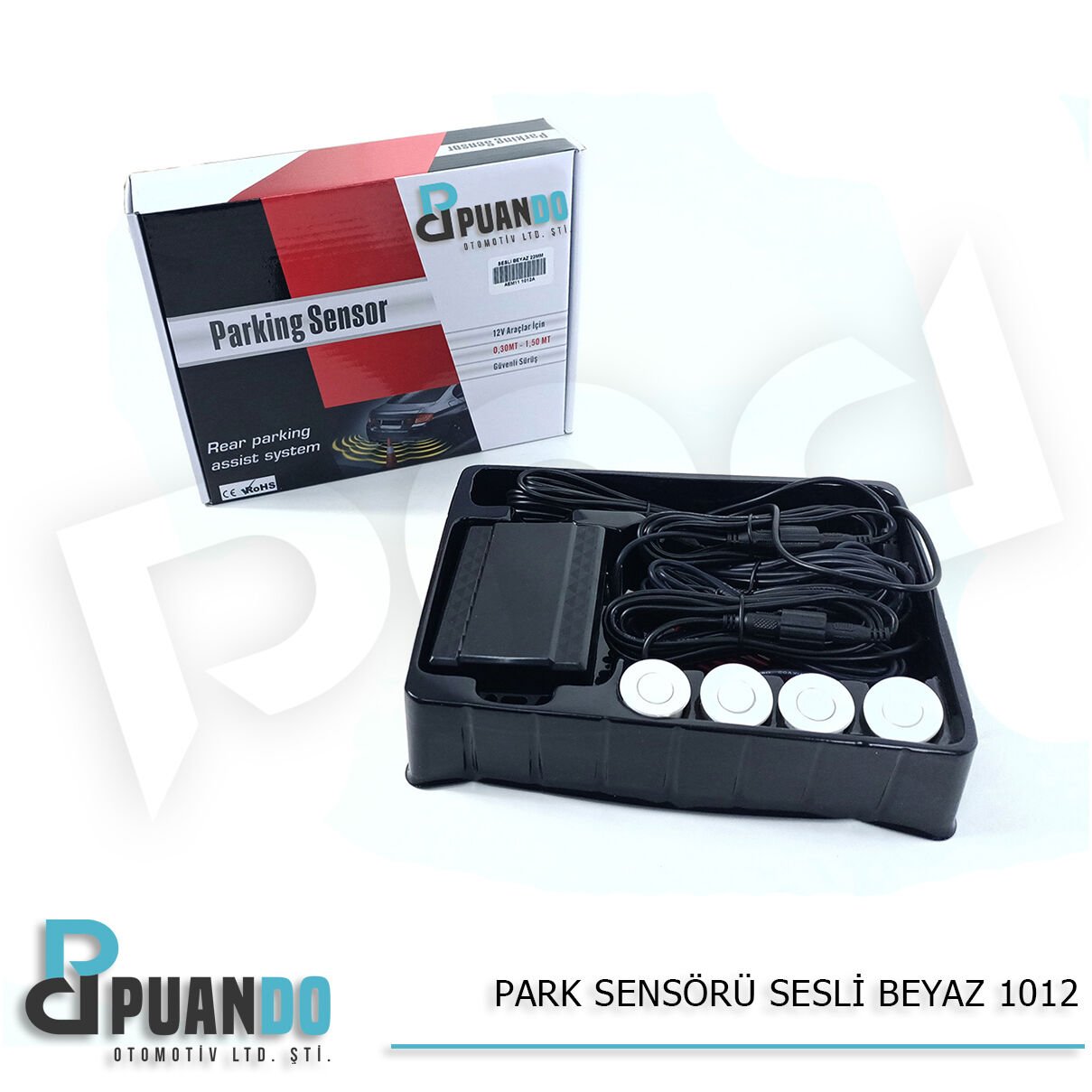 PARK SENSORU SESLI BEYAZ 1012