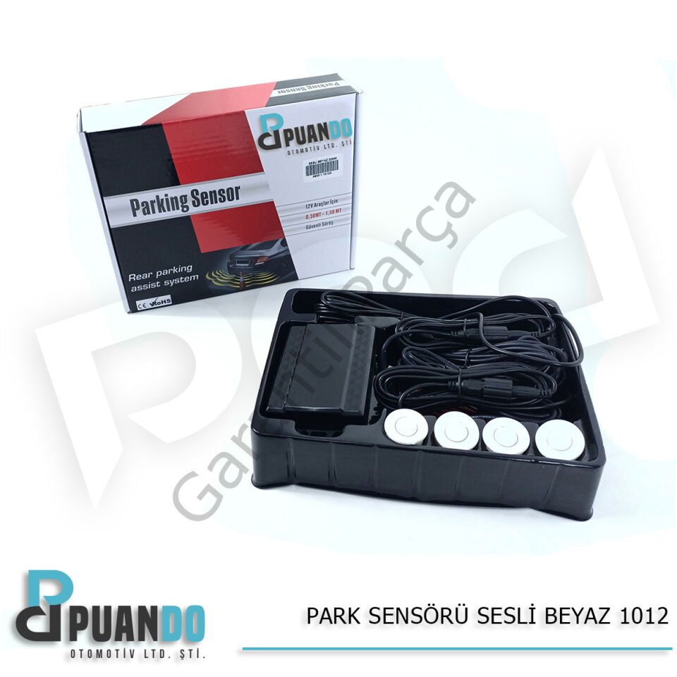 PARK SENSORU SESLI BEYAZ 1012