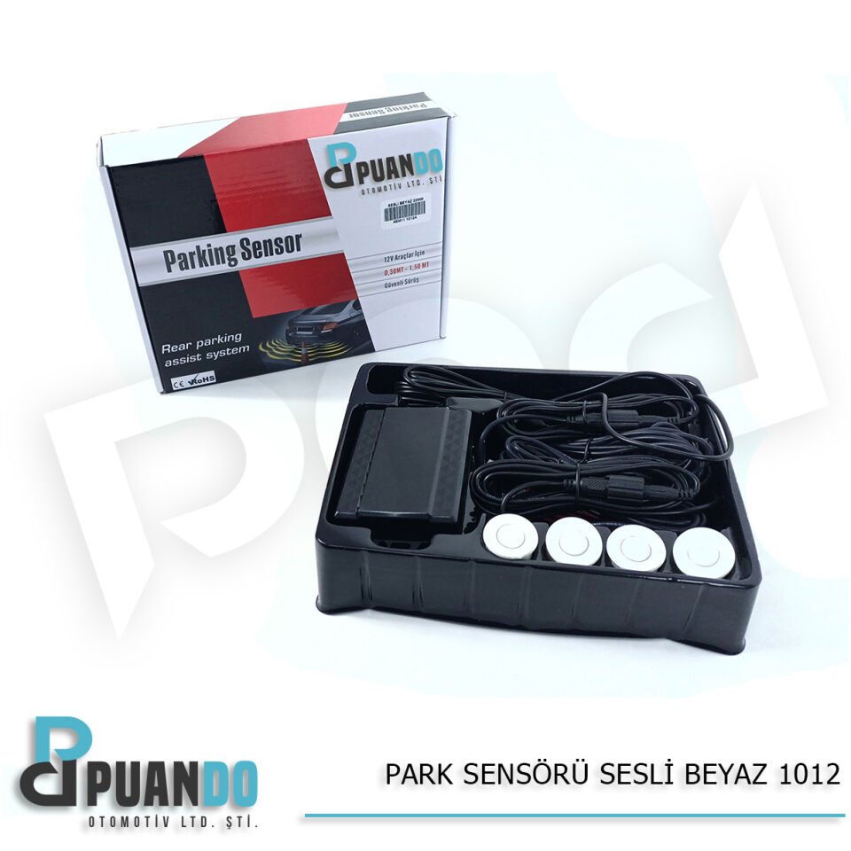 PARK SENSORU SESLI BEYAZ 1012