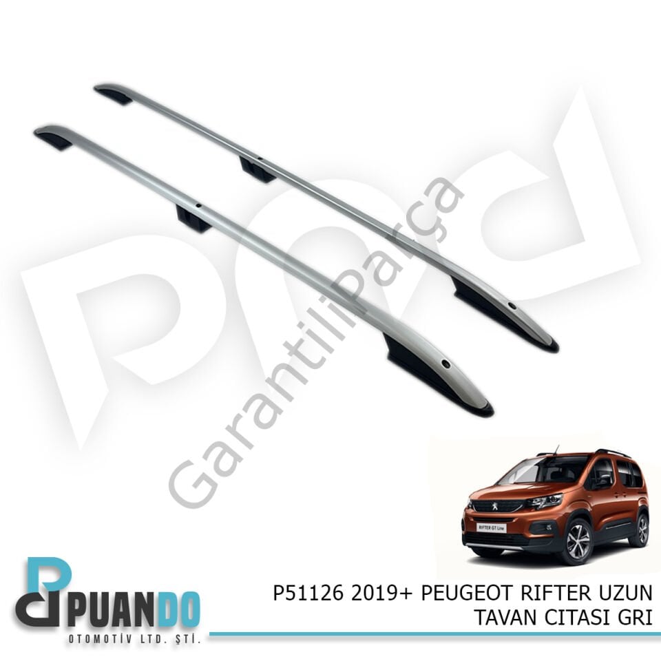 2019+ PEUGEOT RIFTER UZUN TAVAN CITASI GRI