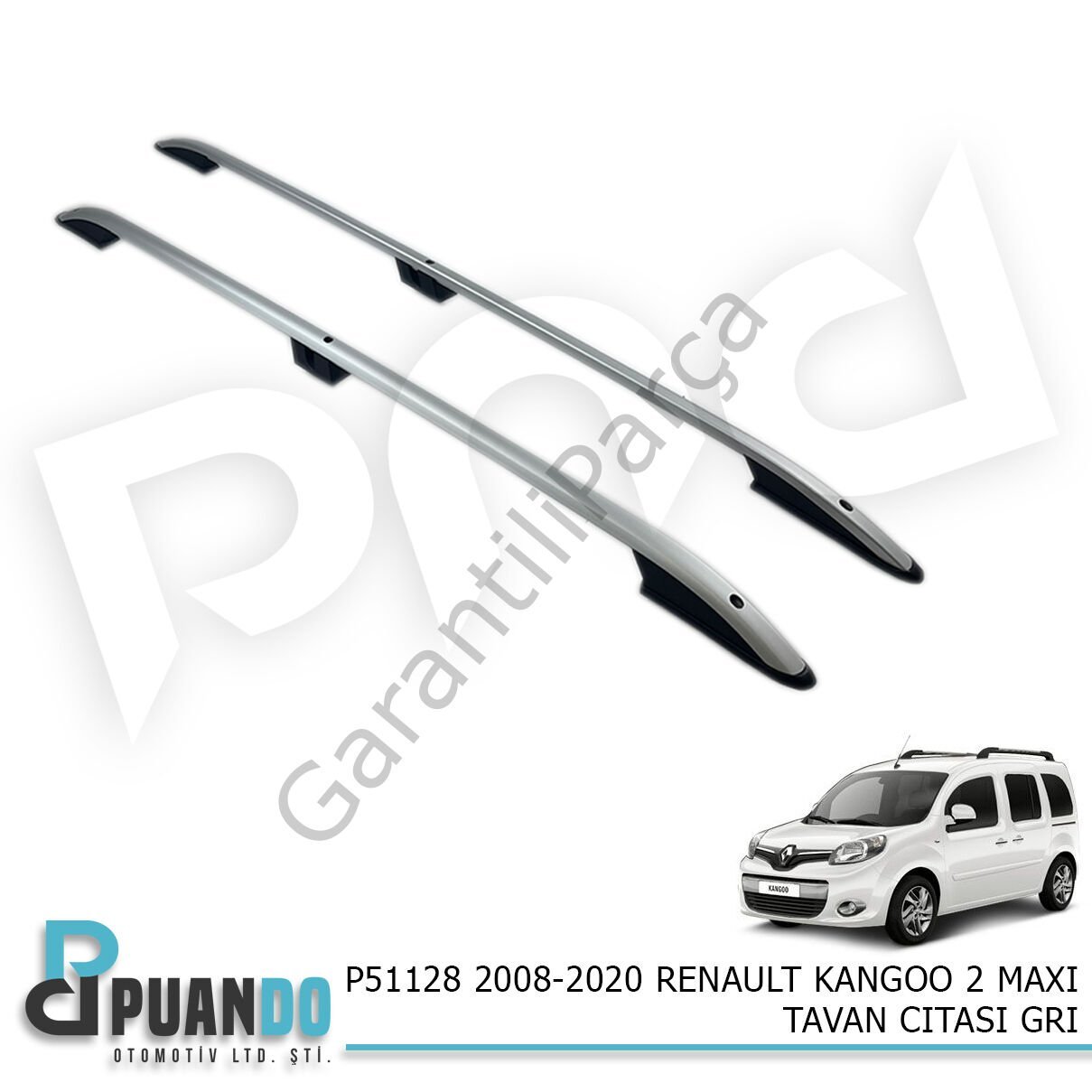 2008-2020 RENAULT KANGO 2 MAXI TAVAN CITASI GRI