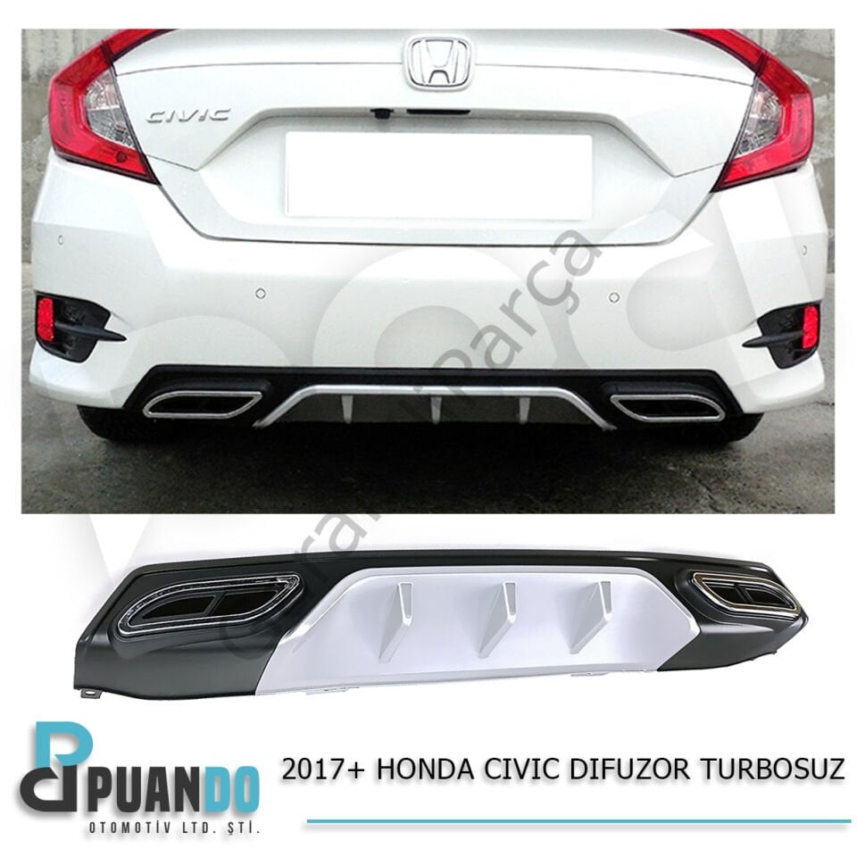 2017+ HONDA CIVIC DIFUZOR TURBOSUZ GRI